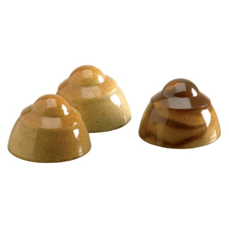 Moule 24 pomponettes joie en polycarbonate pour chocolat