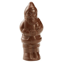 Moule 3 pères Noël en polycarbonate pour chocolat