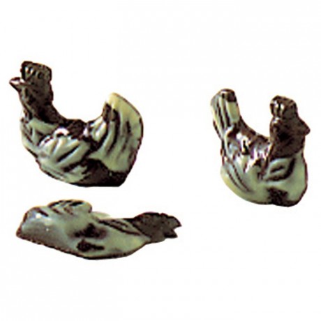 Moule 8 poules couveuses en polycarbonate pour chocolat