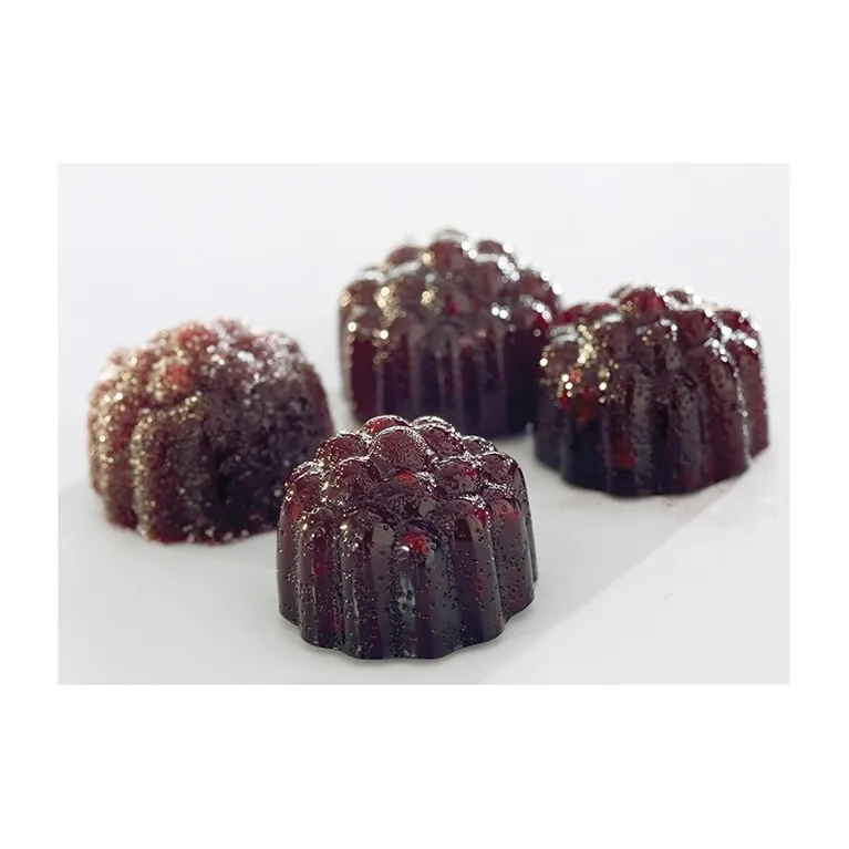 Moule flexible à pâte de fruit framboise Ø 30 mm H 24 mm