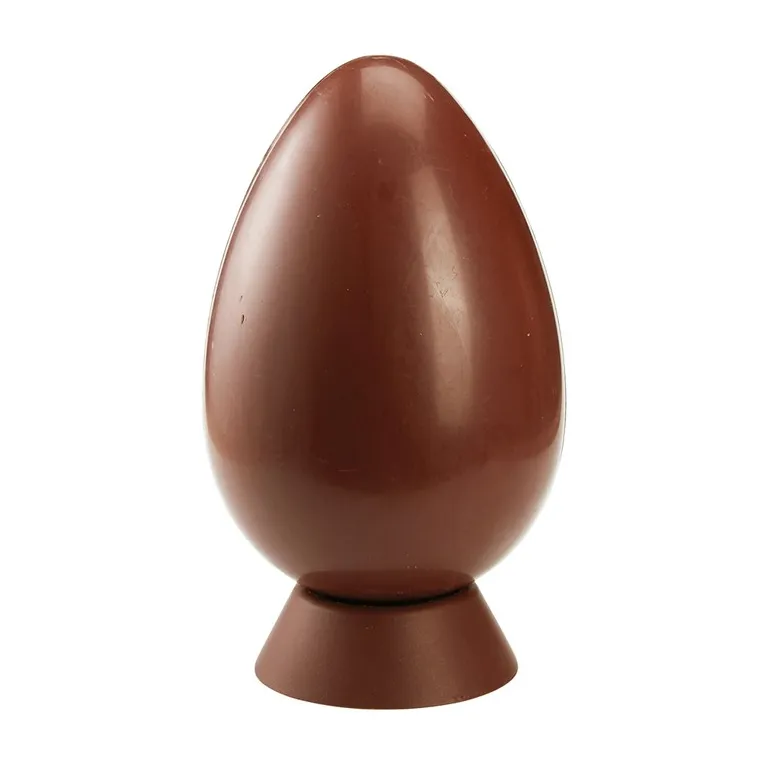 Moule oeuf lisse 200 x 142 mm en polycarbonate pour chocolat