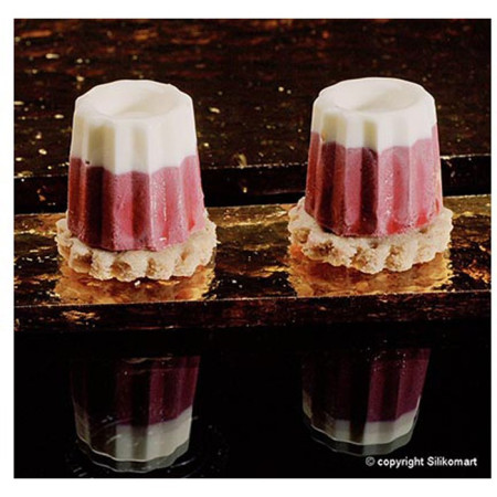 Medium cannelés silicone mould Ø 45 mm