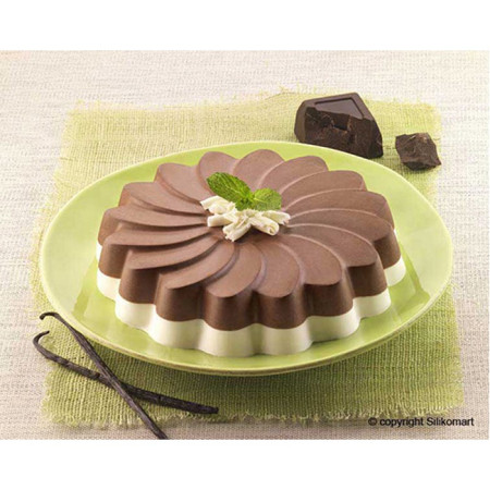 Moule silicone fleur Ø 220 x 45 mm