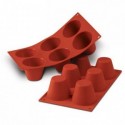 Big muffins silicone mould Ø 75 mm