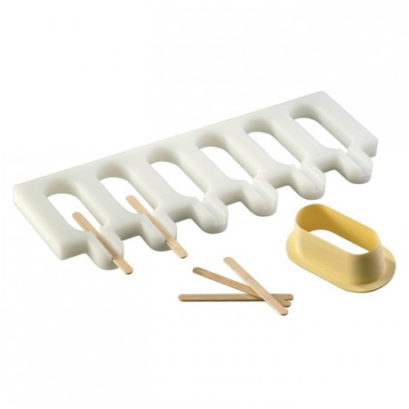 Iced lolly mould oval (6 shapes)