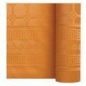 Nappe damassée mandarine 1,2 x 25 m