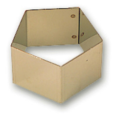 Nonnette pentagone 70 x 70 x 40 mm (lot de 4)