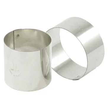 Nonnette ronde en inox Ø 45 mm H 45 mm (lot de 4)