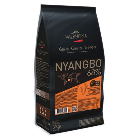 Nyangbo 68% dark chocolate Single Origin Grand Cru Ghana beans 500 g