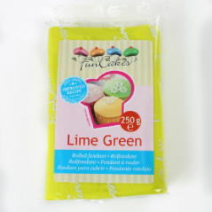 Pâte à sucre FunCakes citron vert 250 g