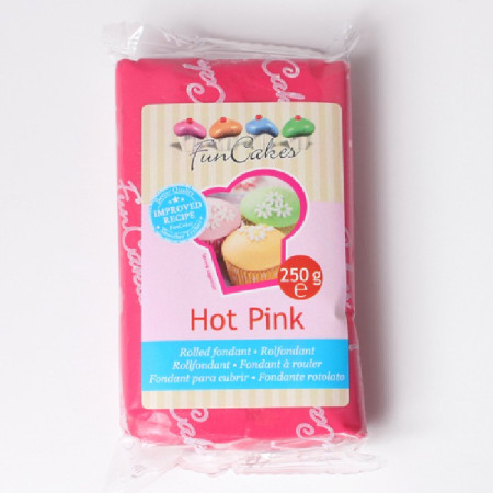 Pâte à sucre FunCakes rose fuchsia 250 g