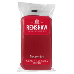 Renshaw Rolled Fondant Pro 250g Ruby Red
