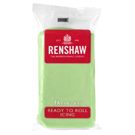 Pâte à sucre Renshaw vert pastel 250 g