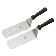 Pelle coudée pleine Matfer inox L 200 mm