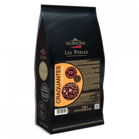Dark Chocolate Crunchy Pearls 125 g