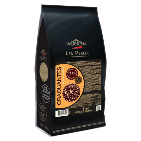 Dark Chocolate Crunchy Pearls 125 g