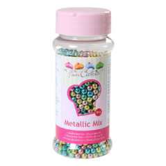 FunCakes Sugarpearls Metallic Harlequin 80g