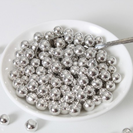 FunCakes Sugarpearls 8mm Metallic Silver 80g
