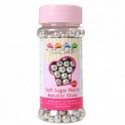 FunCakes Soft Pearls Metallic Silver 60g