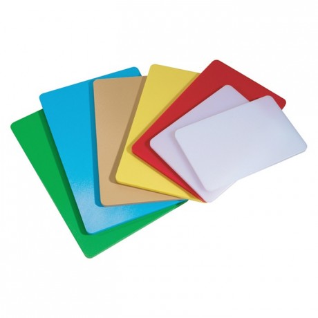 Planche à découper Serie Choc PE beige 530 x 325 mm