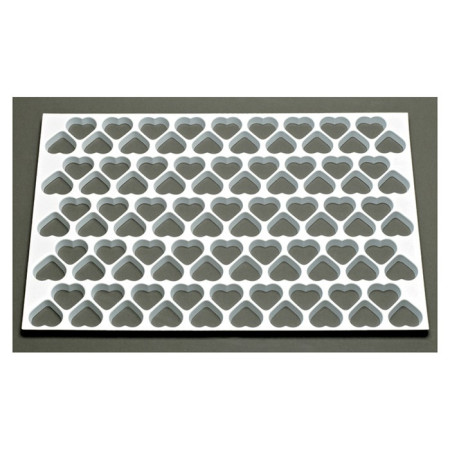 Heart 92 cutter sheets ABS Ø 48 mm