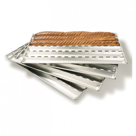 Alu-Gaufer bread sheet 600 x 430 mm