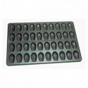 Plaque de 40 madeleines L 80 mm en Exopan