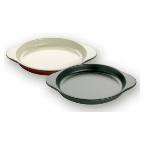 Plat à oeuf rond fonte noir Ø 160 mm