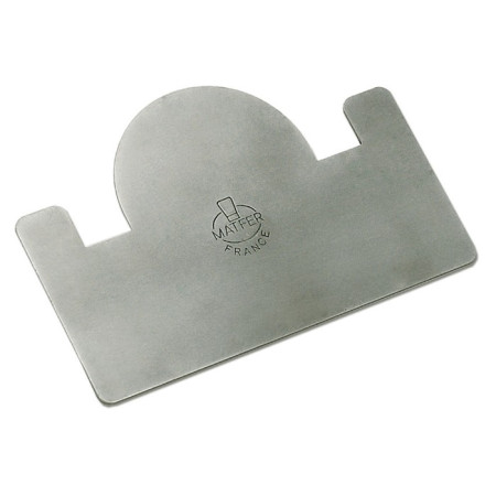 Comb for yule log stainless steel 122 x 80 mm