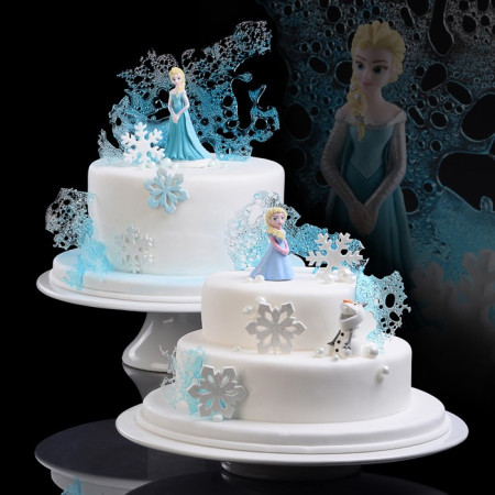 Reine des Neiges en sucre 3D 9,5 cm