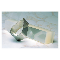 Ruban pâtissier pré-coupé 500 feuilles en polypropylène 215 x 45 mm