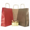 Paper shopping bag chocolate 240 x 300 mm (50 pcs)
