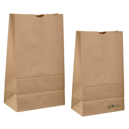 Sac kraft brun H 430 mm (lot de 250)