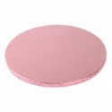Semelle à gâteau FunCakes rose ronde Ø25 cm