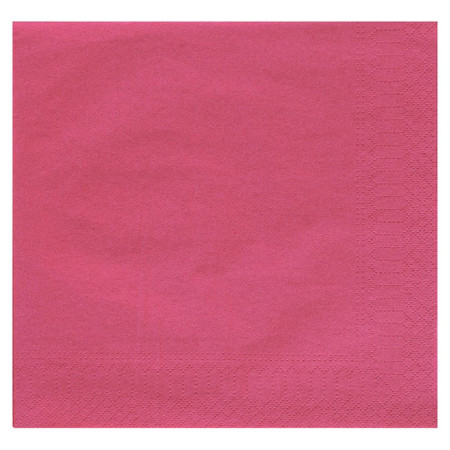 Serviette Celi-ouate framboise 38 x 38 cm (lot de 900)