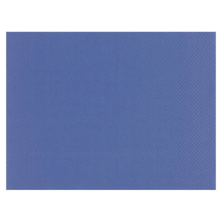 Set de table en papier gaufré bleu marine 400 x 300 mm (lot de 500)
