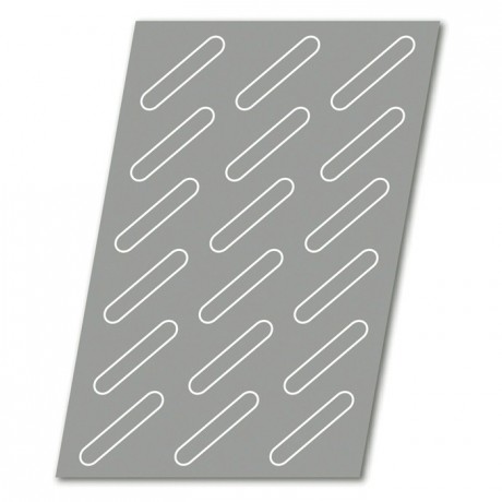 Silform 600 x 400 18 éclairs Ø 125 mm H 25 mm