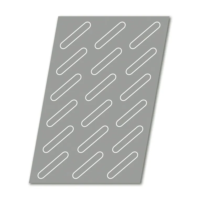 Silform 600 x 400 18 éclairs Ø 125 mm H 25 mm