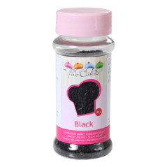 FunCakes Coloured Sugar Black 80g