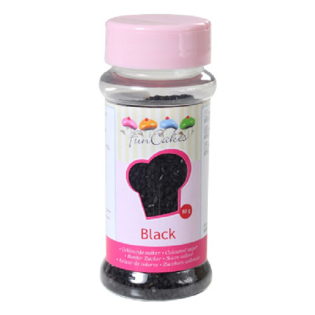 Sucre coloré FunCakes noir 80 g