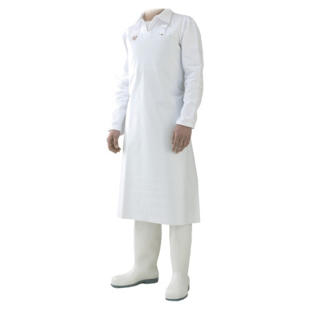 White vinyl apron 1300 x 900 mm