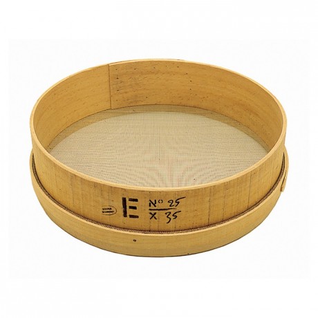 Tamis bois Ø 350 mm maille inox n°30