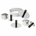 Pack down tool for entremets stainless steel Ø 100 mm