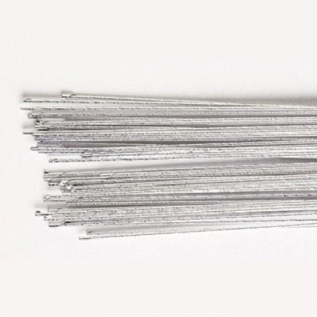 Tiges pour fleurs calibre 24 Culpitt argent 50 pièces