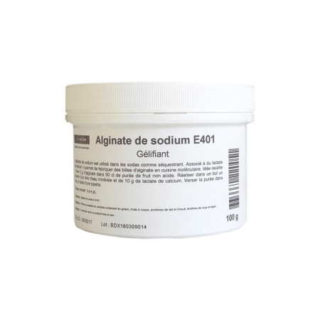 Alginate de sodium E401 100 g