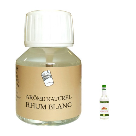 Arôme rhum blanc naturel 500 mL