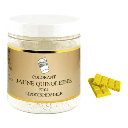 Colorant poudre liposoluble jaune citron 1 kg
