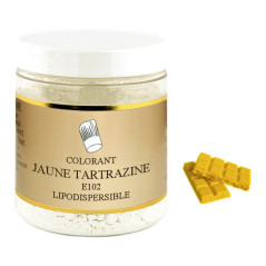 Colorant poudre liposoluble jaune tartrazine 100 g