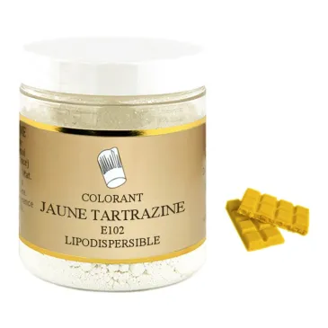 Colorant poudre liposoluble jaune tartrazine 1 kg