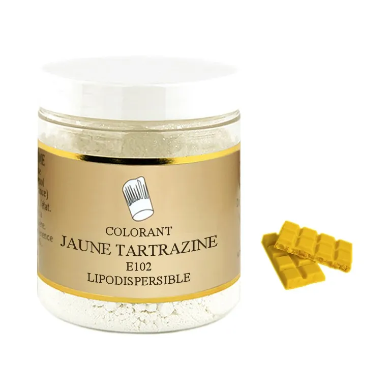 Colorant poudre liposoluble jaune tartrazine 1 kg